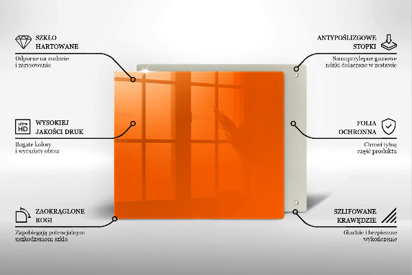 Kitchen worktop protector Orange color