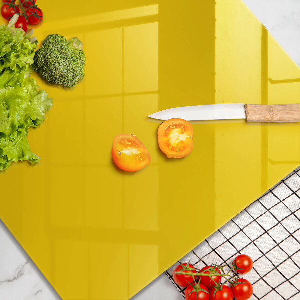 Kitchen worktop protector Yellow