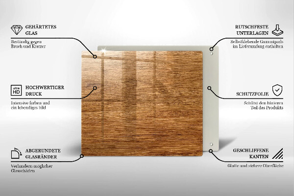 Kitchen worktop protector Wood texture board