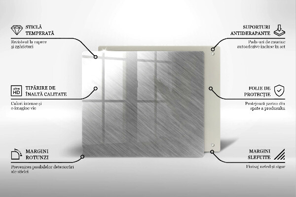 Kitchen worktop protector Metal texture background