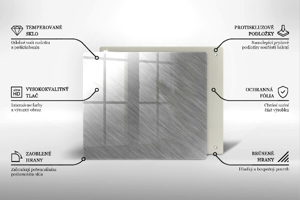 Kitchen worktop protector Metal texture background