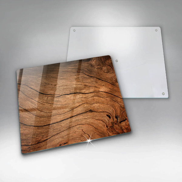 Chopping board glass Wood board texture