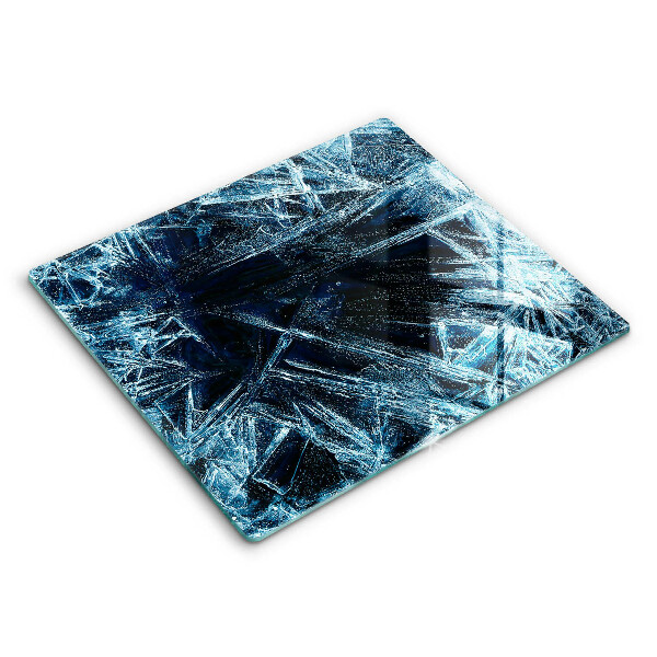 Chopping board glass Sharp ice structure