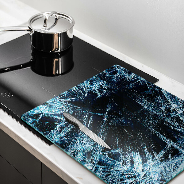 Chopping board glass Sharp ice structure