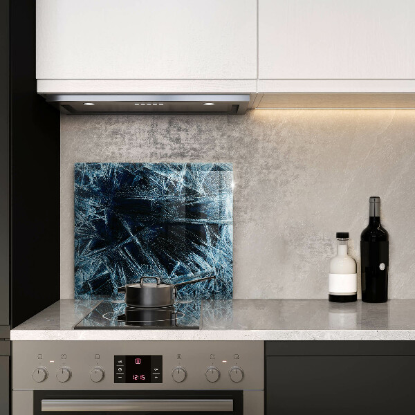 Chopping board glass Sharp ice structure