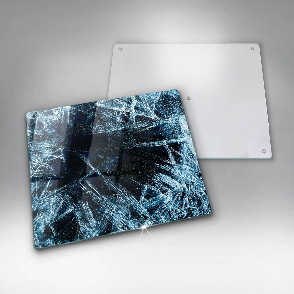 Chopping board glass Sharp ice structure