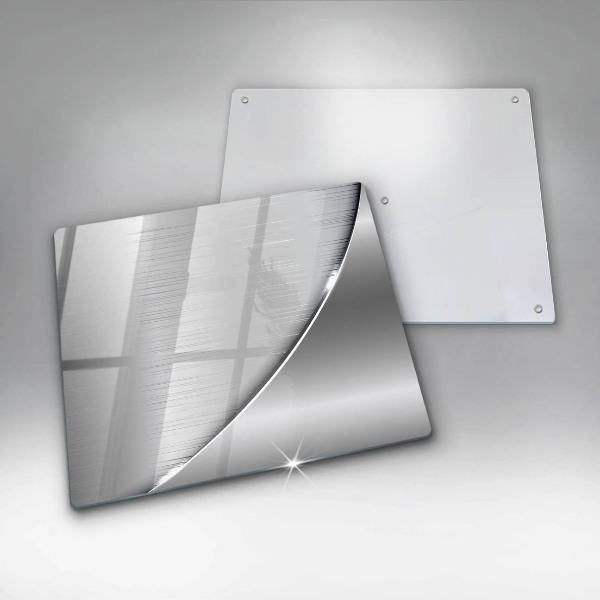 Chopping board glass Metal shapes