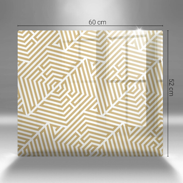 Kitchen worktop protector Geometric lines