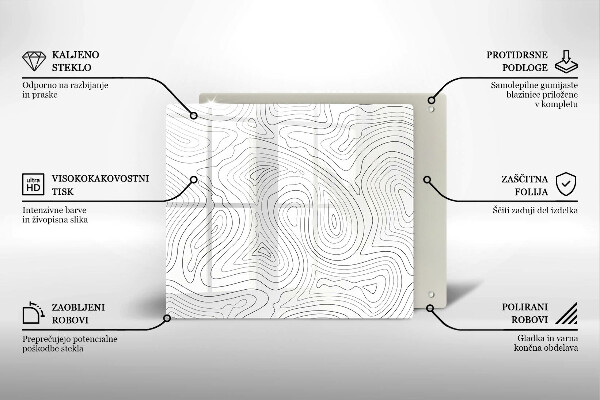 Kitchen worktop protector Abstraction shapes
