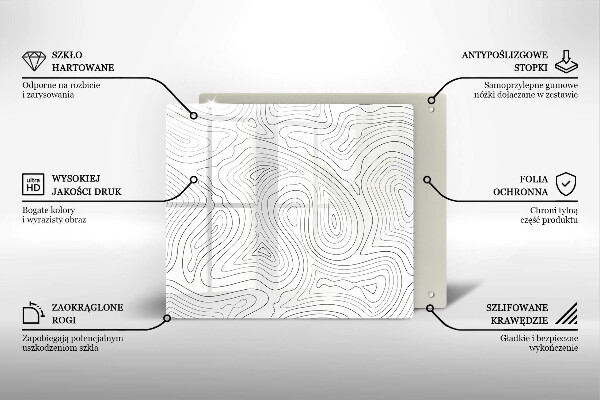 Kitchen worktop protector Abstraction shapes