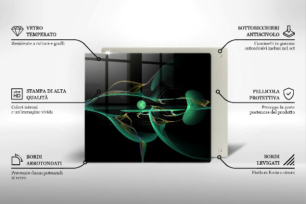 Kitchen worktop protector Modern abstraction