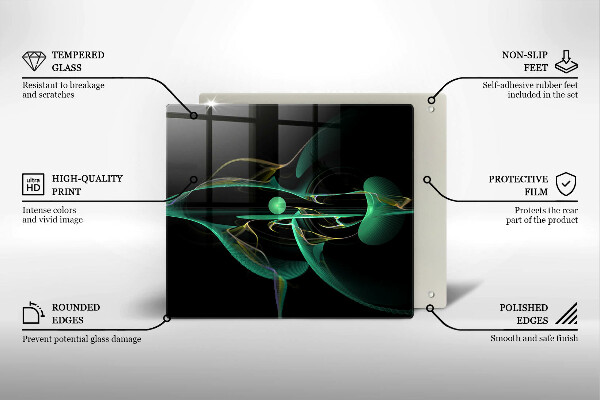 Kitchen worktop protector Modern abstraction