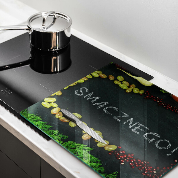 Kitchen worktop protector The inscription Tasty!