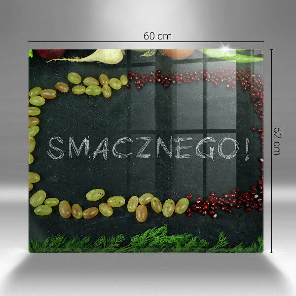 Kitchen worktop protector The inscription Tasty!