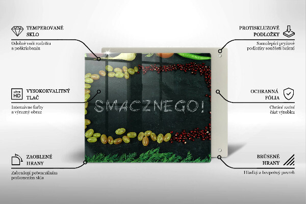 Kitchen worktop protector The inscription Tasty!