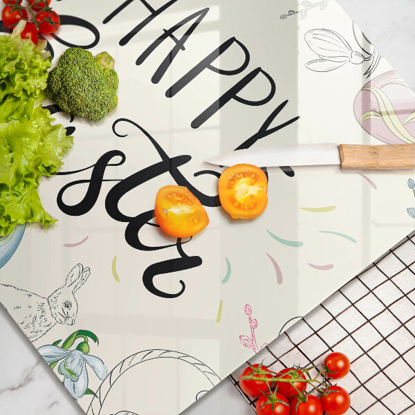 Kitchen worktop protector Happy Easter