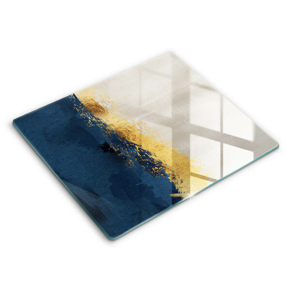 Kitchen worktop protector Abstraction gold