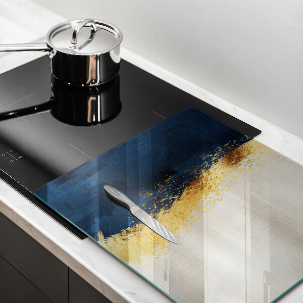 Kitchen worktop protector Abstraction gold