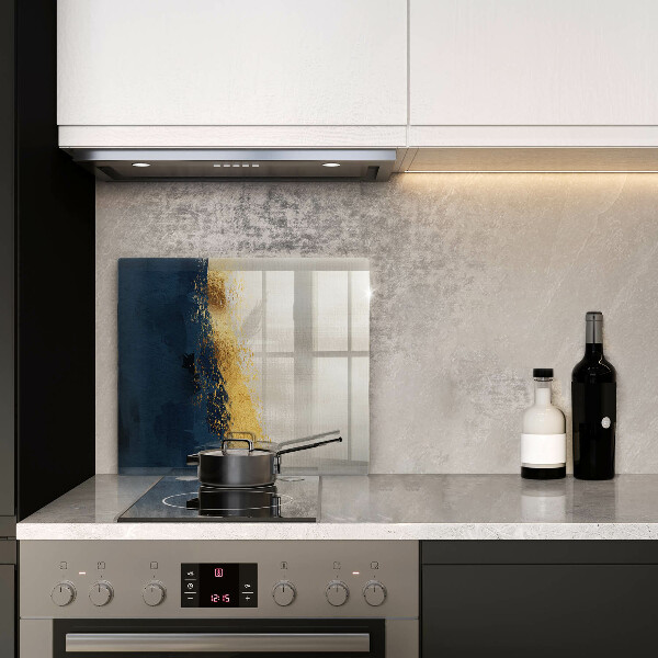 Kitchen worktop protector Abstraction gold