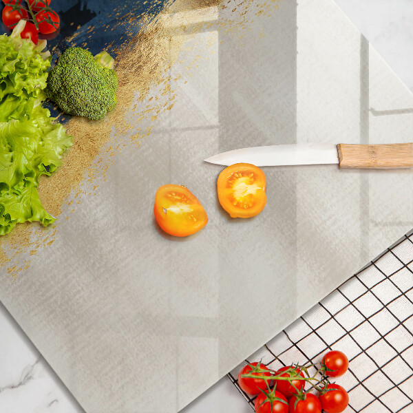 Kitchen worktop protector Abstraction gold