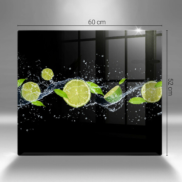 Kitchen worktop protector Lime mint water