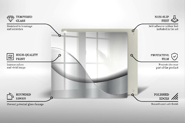 Kitchen worktop protector Abstraction Design lines