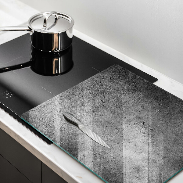 Glass worktop saver Concrete stone texture