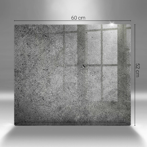 Glass worktop saver Concrete stone texture