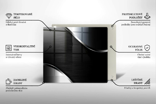 Kitchen worktop protector Metal abstraction