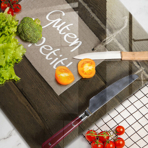 Kitchen worktop protector GUTEN APETIT inscription boards