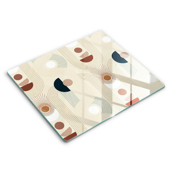 Kitchen worktop protector Boho shapes geometry