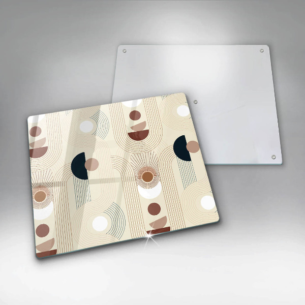 Kitchen worktop protector Boho shapes geometry