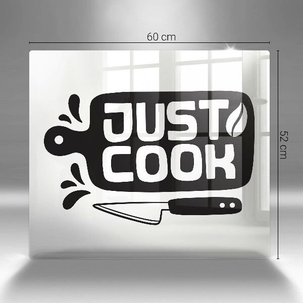 Kitchen worktop protector Kitchen inscription Just Cook