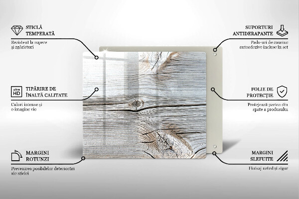 Chopping board Bright wood structure