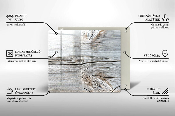 Chopping board Bright wood structure