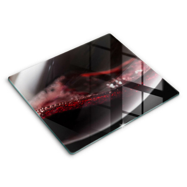 Chopping board Red wine glass