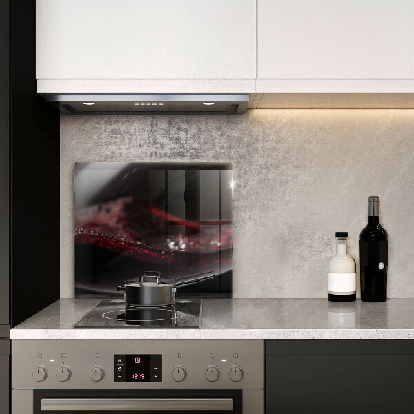 Chopping board Red wine glass