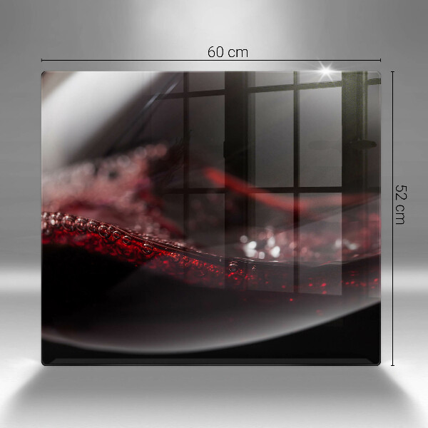 Chopping board Red wine glass