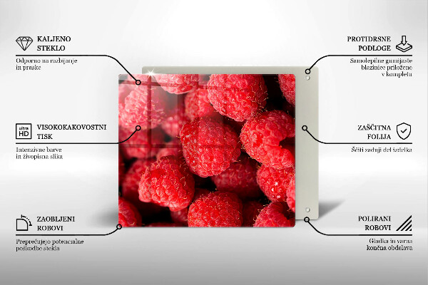 Chopping board Raspberry fruit