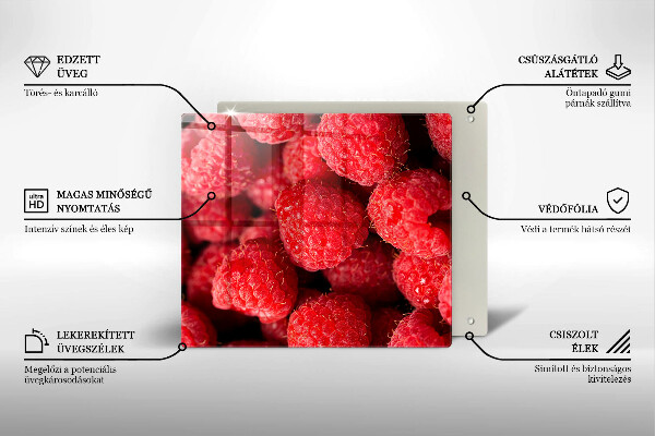 Chopping board Raspberry fruit