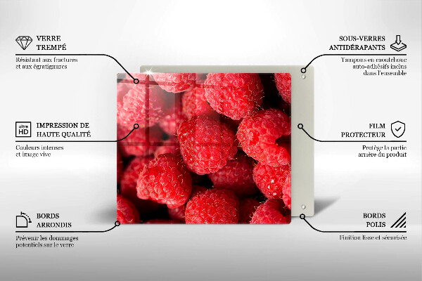 Chopping board Raspberry fruit