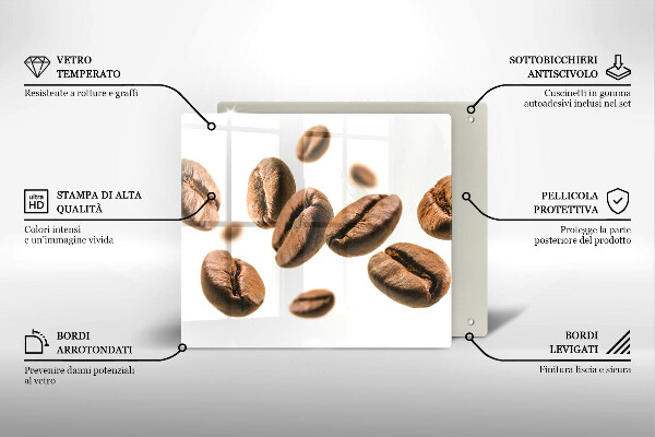 Chopping board Coffee beans