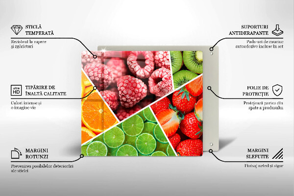 Chopping board Colorful fruit