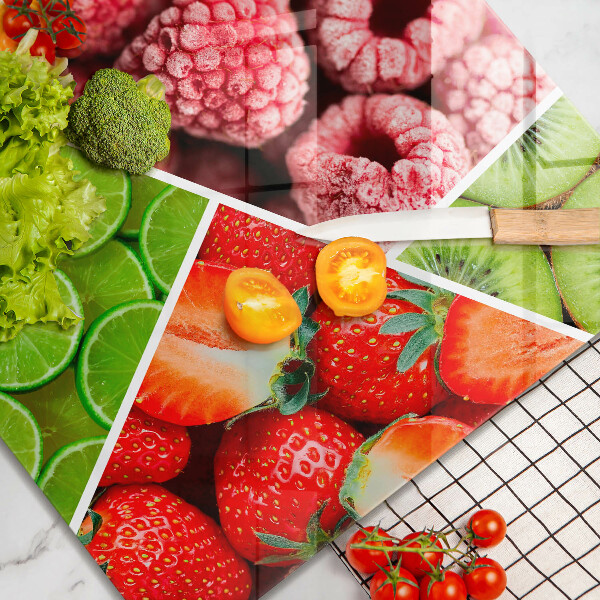 Chopping board Colorful fruit