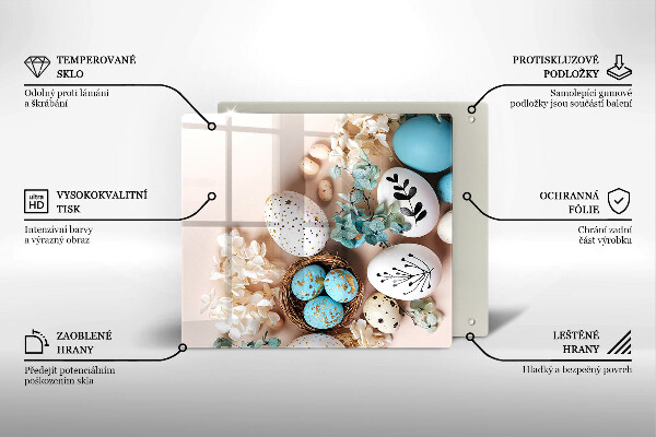 Chopping board Easter decorations