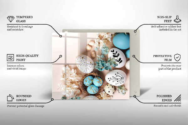 Chopping board Easter decorations