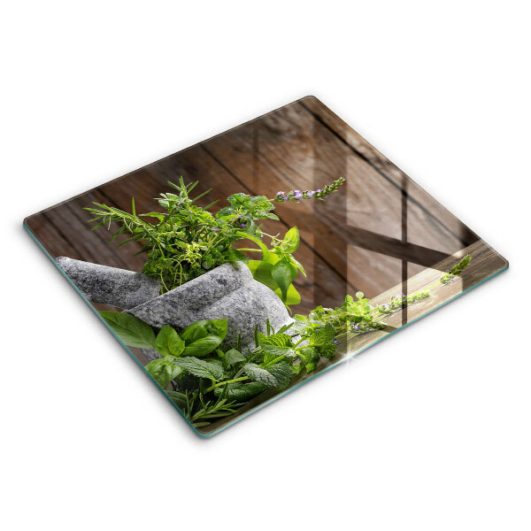 Chopping board Green herbs