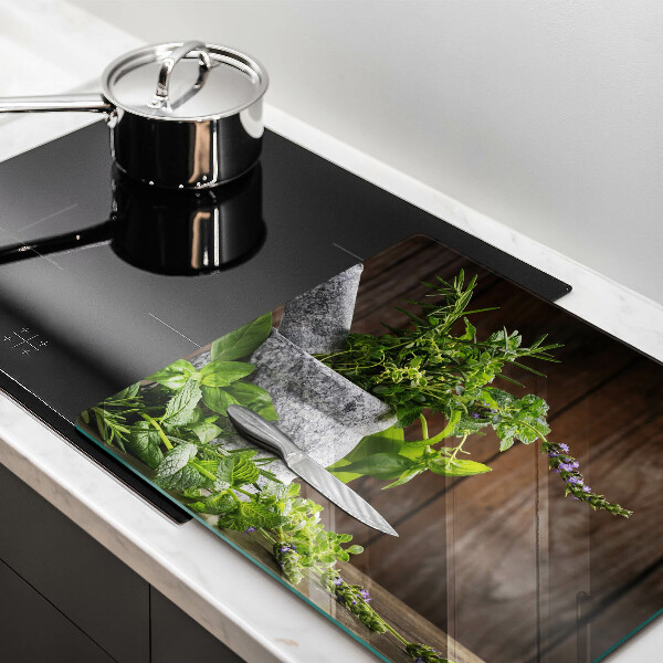 Chopping board Green herbs