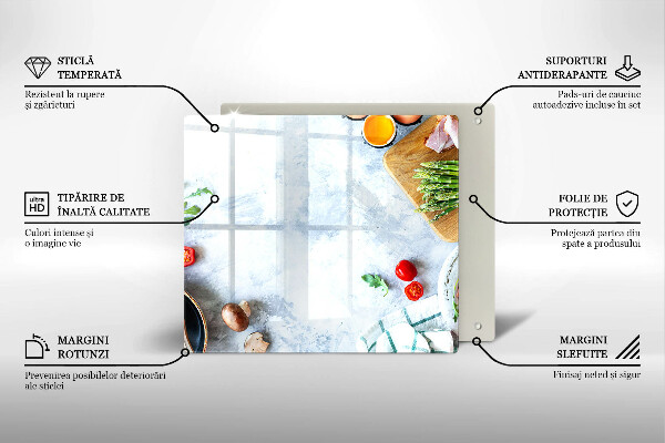 Chopping board Ingredients in the kitchen