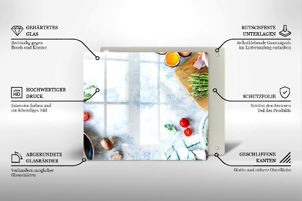 Chopping board Ingredients in the kitchen